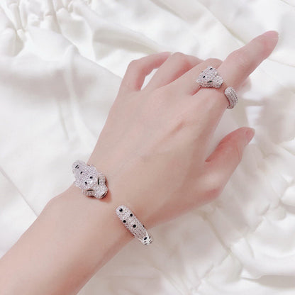 [Love's Uplift]PANTHERE BIG BRACELET DIAMONDS
