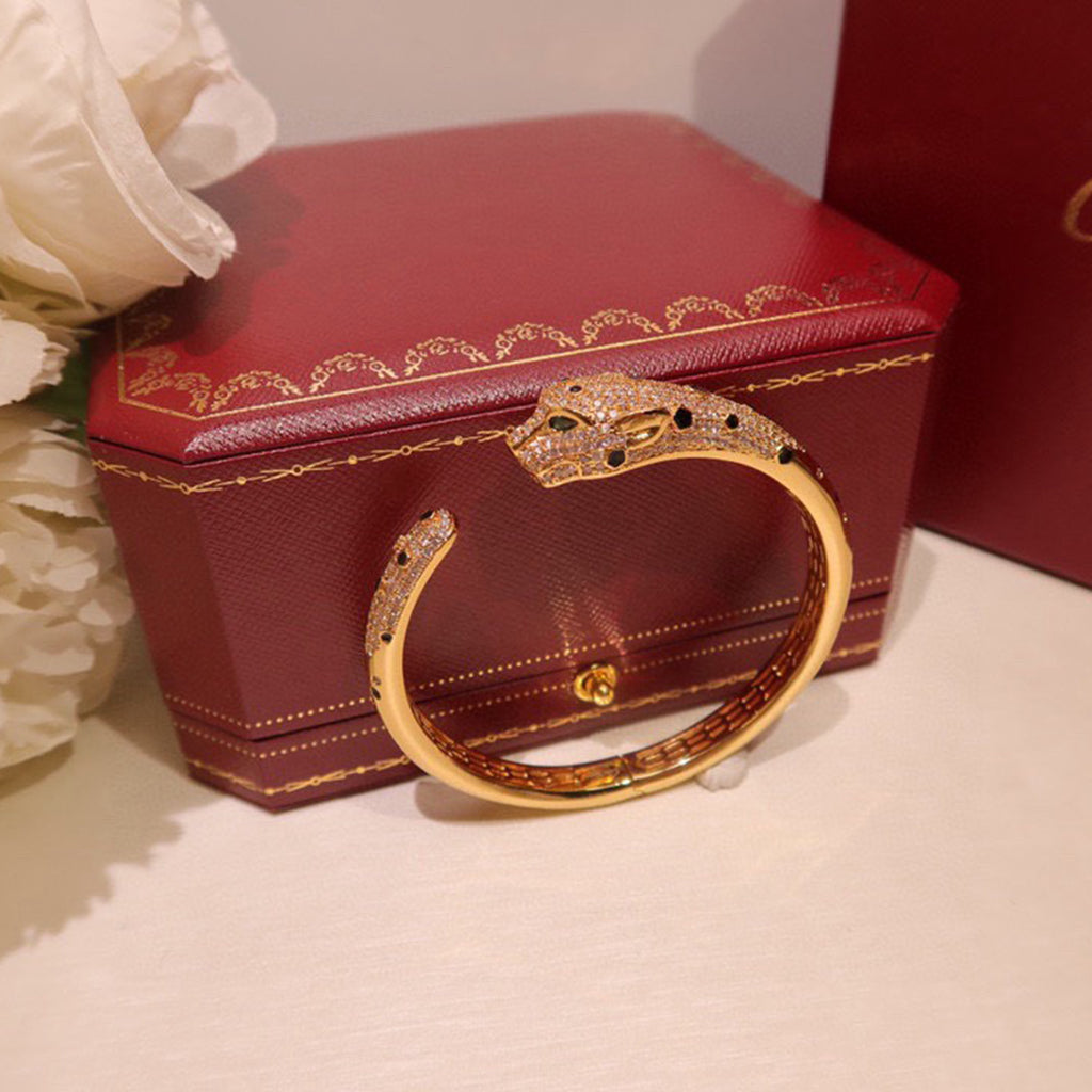 [Love's Uplift]PANTHERE BIG BRACELET DIAMONDS