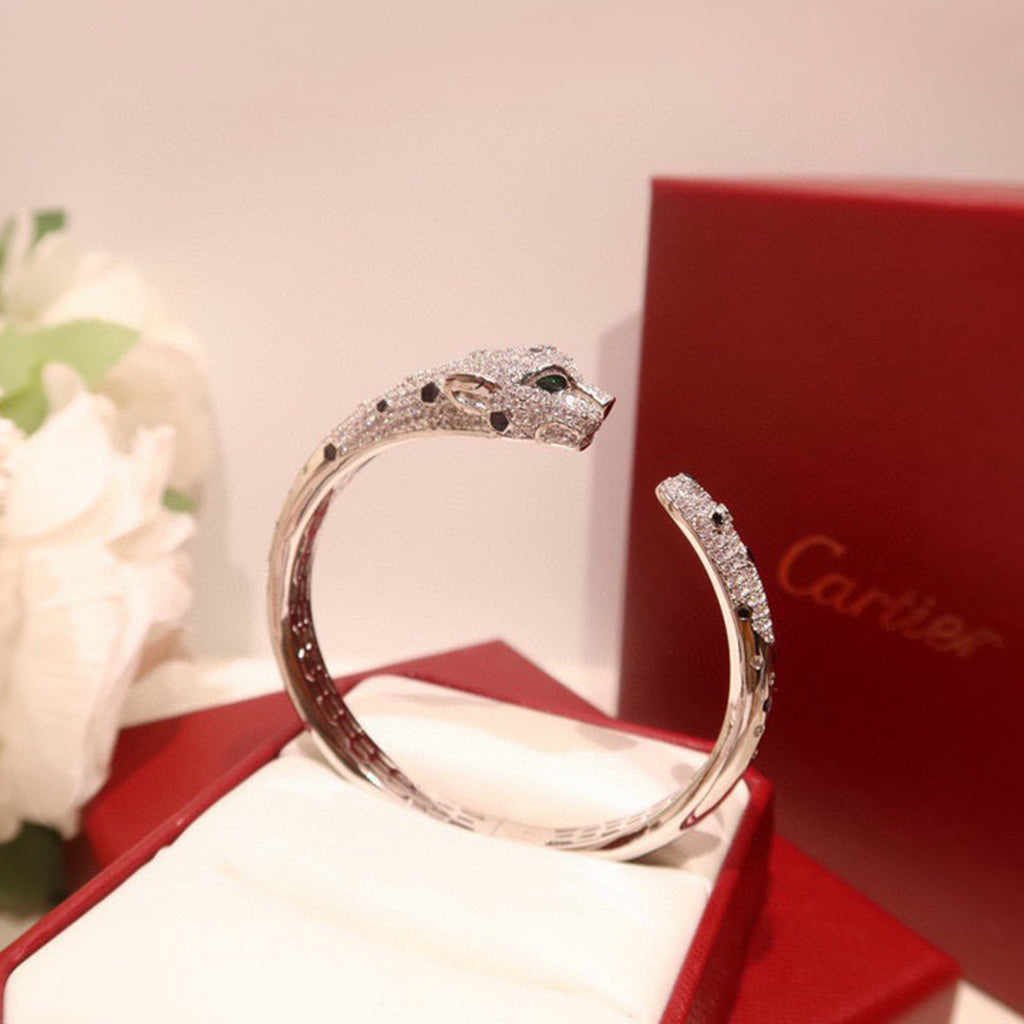 [Love's Uplift]PANTHERE BIG BRACELET DIAMONDS