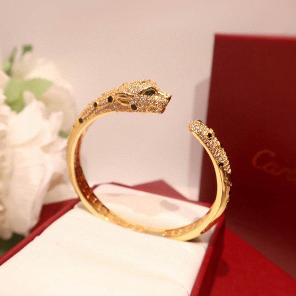 [Love's Uplift]PANTHERE BIG BRACELET DIAMONDS