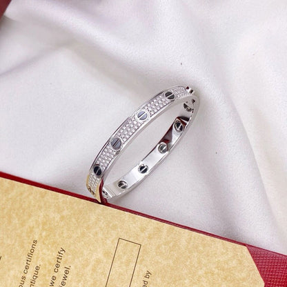 [Love's Uplift]LOVE BRACELET 6.1MM DIAMOND-PAVED CERAMIC