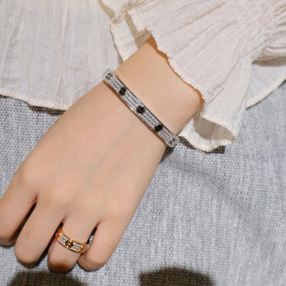 [Love's Uplift]LOVE BRACELET 6.1MM DIAMOND-PAVED CERAMIC