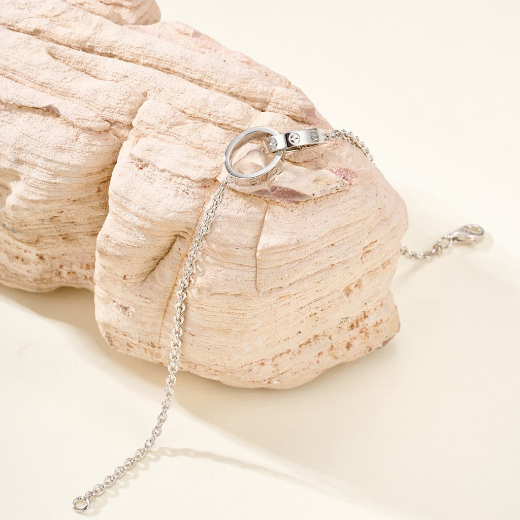 [Love's Uplift]LOVE BRACELET DOUBLE RING