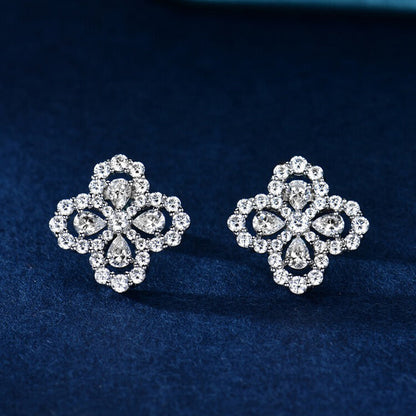 [Love's Uplift]LOOP EARRINGS FULL MOTIF DIAMOND 16MM