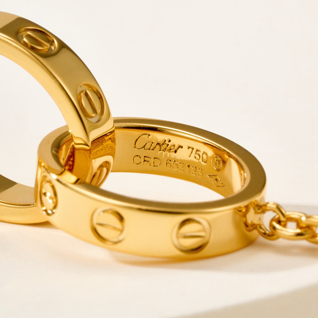 [Love's Uplift]LOVE BRACELET DOUBLE RING