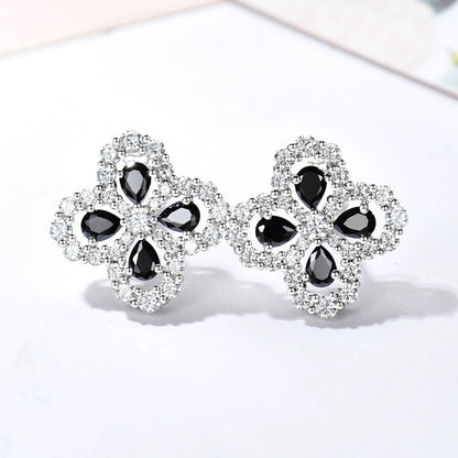[Love's Uplift]LOOP EARRINGS FULL MOTIF DIAMOND 16MM