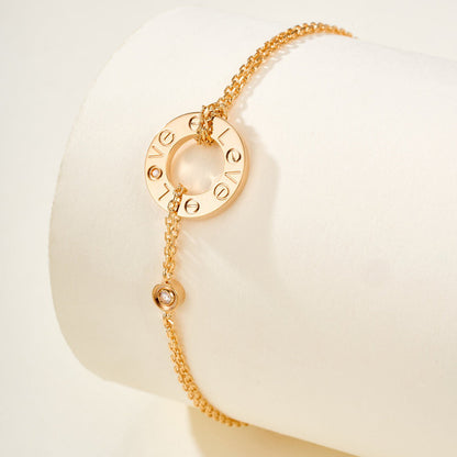 [Love's Uplift]LOVE BRACELET 2 DIAMOND