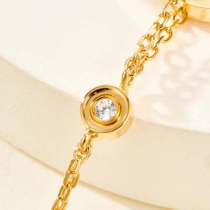 [Love's Uplift]LOVE BRACELET 2 DIAMOND