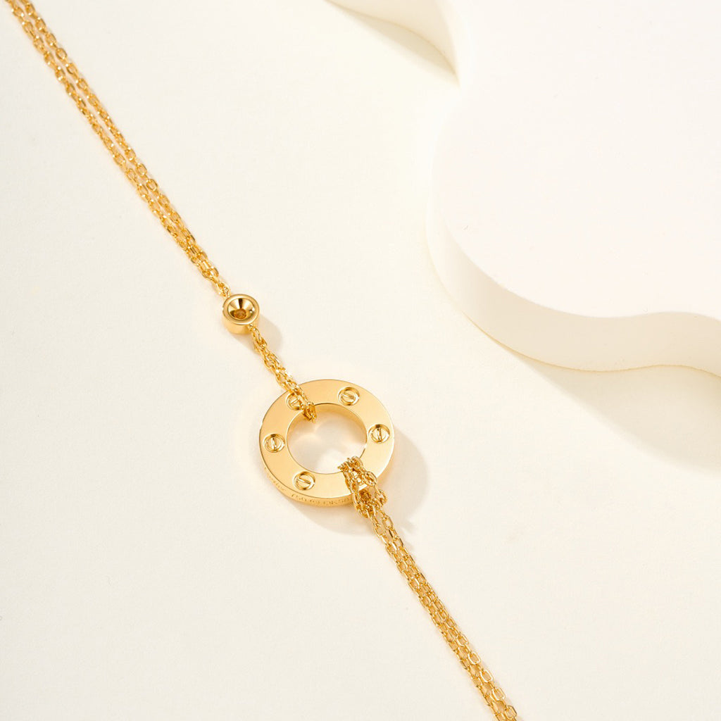 [Love's Uplift]LOVE BRACELET 2 DIAMOND