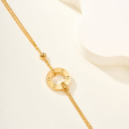 [Love's Uplift]LOVE BRACELET 2 DIAMOND