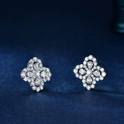 [Love's Uplift]LOOP EARRINGS FULL MOTIF DIAMOND 16MM
