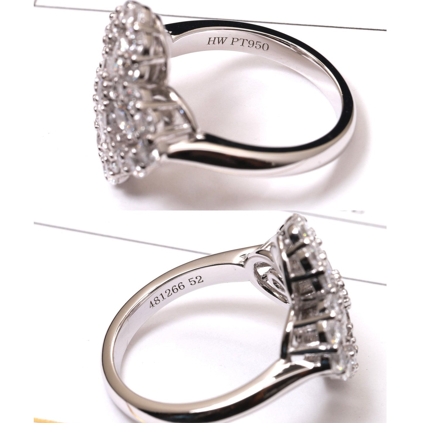 [Love's Uplift]LOOP RING FULL MOTIF DIAMOND 16MM SILVE