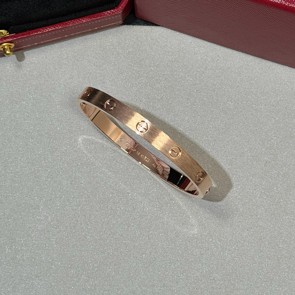 [Love's Uplift]LOVE BRACELET 6.1MM BRUSHED