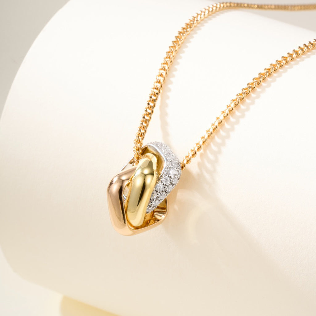 [Love's Uplift]TRINITY CUSHION NECKLACE COLLECTION