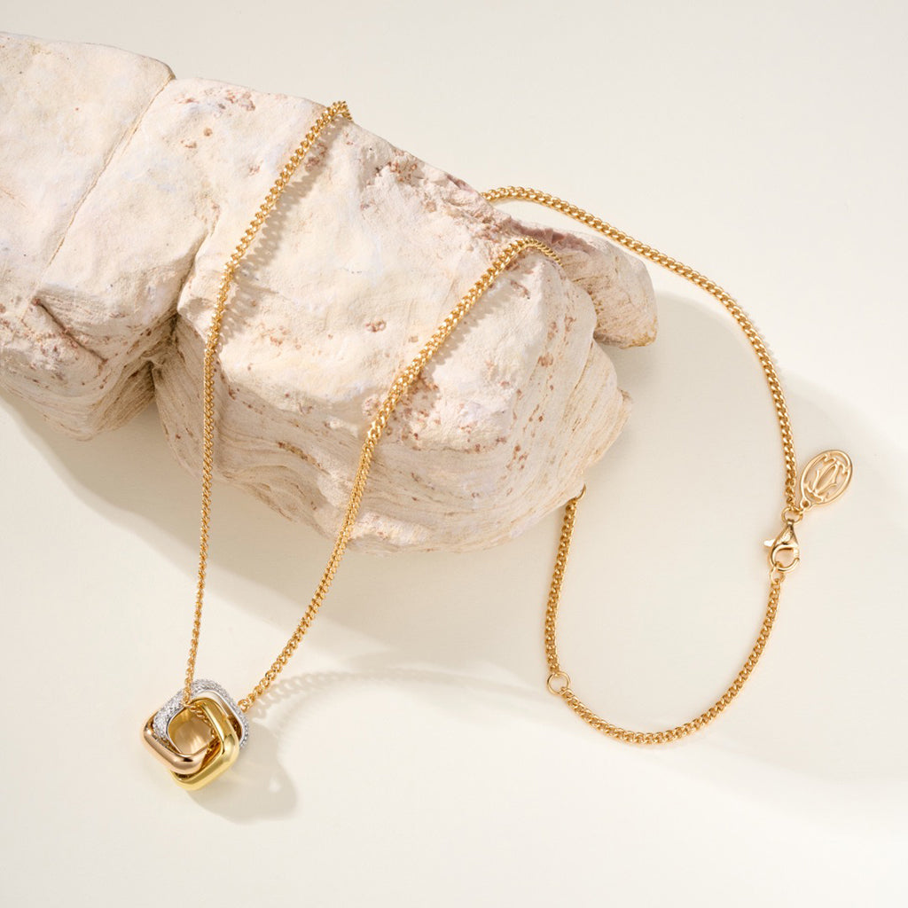 [Love's Uplift]TRINITY CUSHION NECKLACE COLLECTION