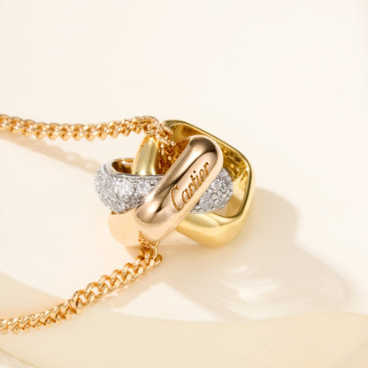 [Love's Uplift]TRINITY CUSHION NECKLACE COLLECTION
