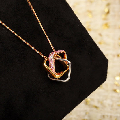 [Love's Uplift]TRINITY CUSHION NECKLACE COLLECTION
