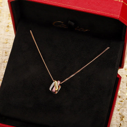 [Love's Uplift]TRINITY CUSHION NECKLACE COLLECTION