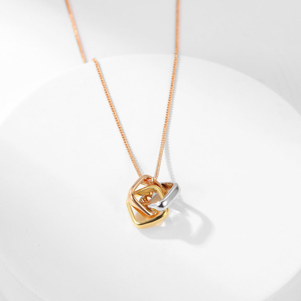 [Love's Uplift]TRINITY CUSHION NECKLACE COLLECTION
