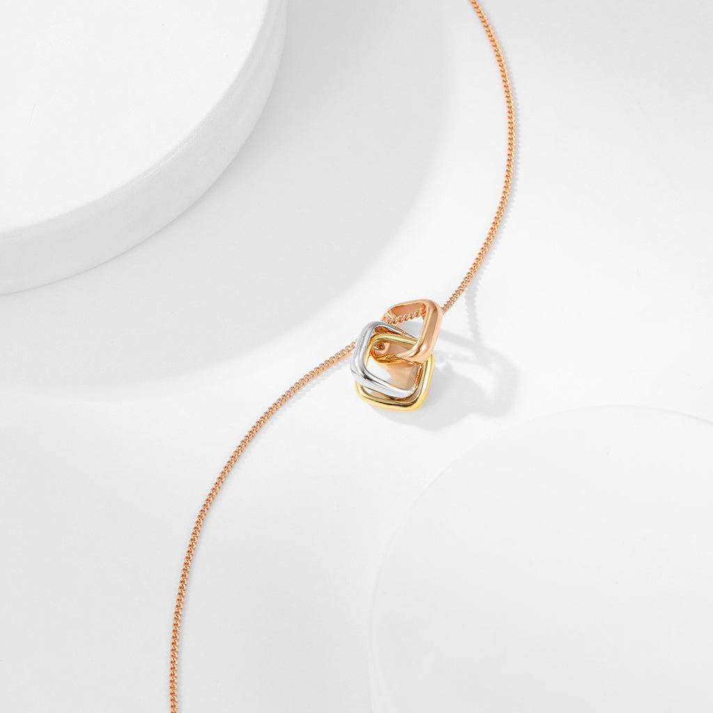 [Love's Uplift]TRINITY CUSHION NECKLACE COLLECTION