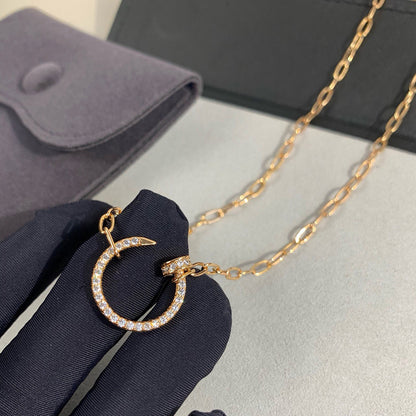 [Love's Uplift]JUSTE NECKLACE FULL DIAMONDS