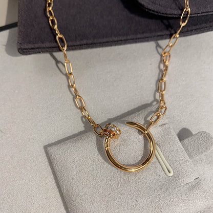[Love's Uplift]JUSTE NECKLACE FULL DIAMONDS