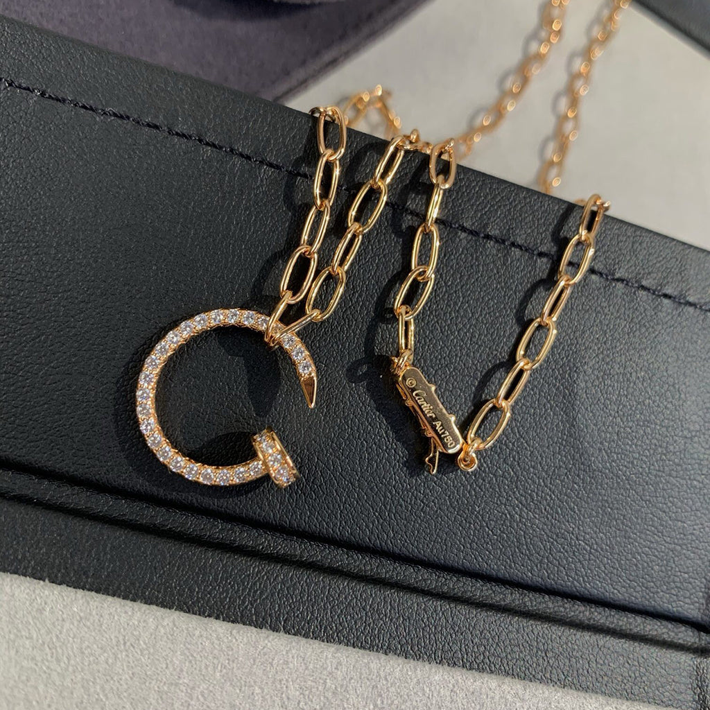 [Love's Uplift]JUSTE NECKLACE FULL DIAMONDS