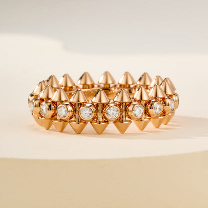 [Love's Uplift]CLASH 6.8MM DIAMOND MEDIUM RING