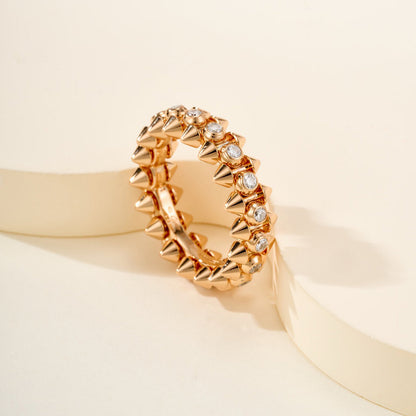 [Love's Uplift]CLASH 6.8MM DIAMOND MEDIUM RING