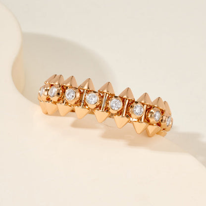 [Love's Uplift]CLASH 6.8MM DIAMOND MEDIUM RING