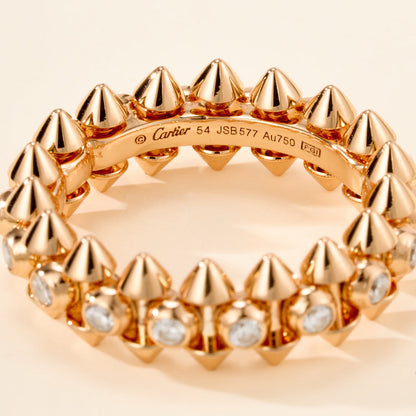 [Love's Uplift]CLASH 6.8MM DIAMOND MEDIUM RING