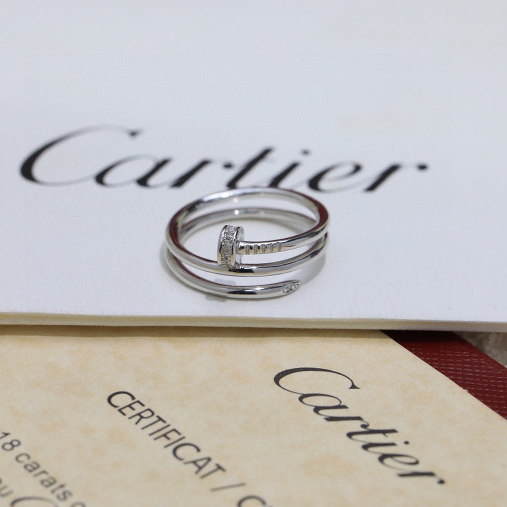 [Love's Uplift]JUSTE RING 4.8MM HALF DIAMOND