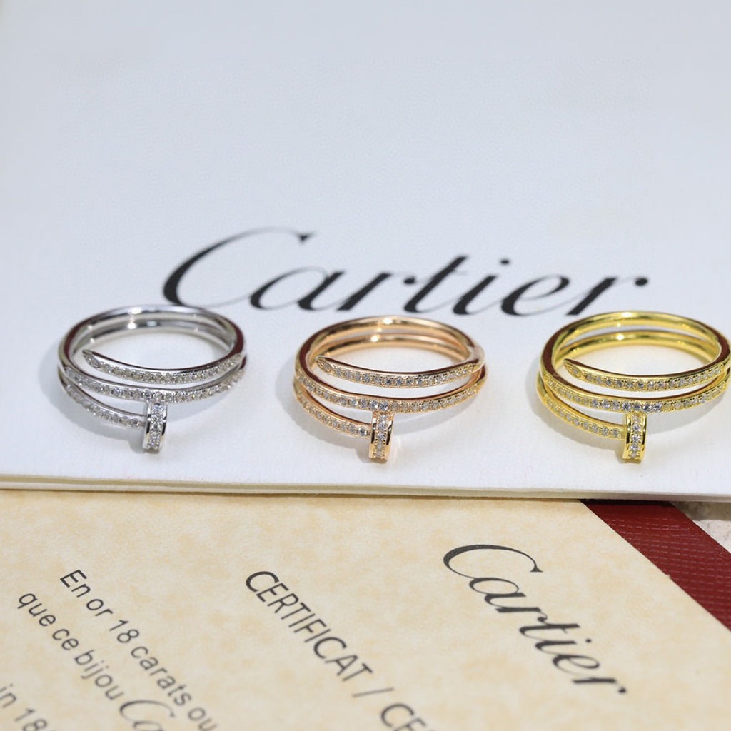 [Love's Uplift]JUSTE RING 4.8MM FULL DIAMOND