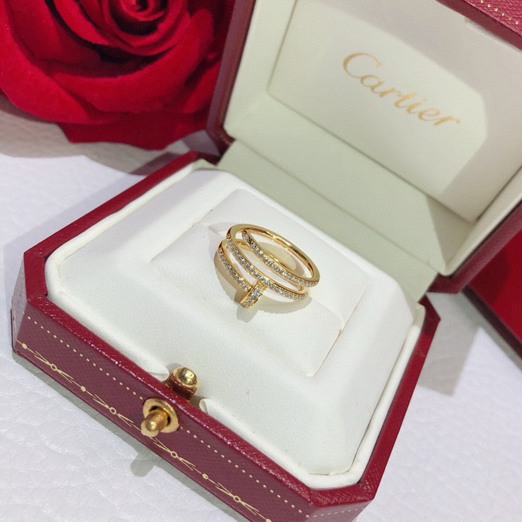 [Love's Uplift]JUSTE RING 4.8MM FULL DIAMOND
