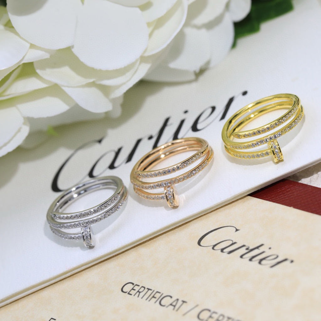 [Love's Uplift]JUSTE RING 4.8MM FULL DIAMOND