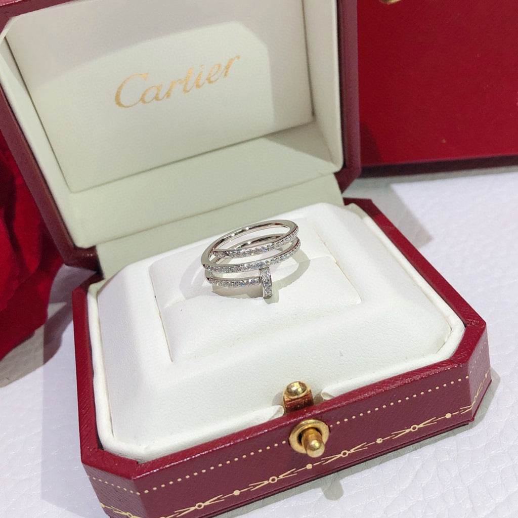[Love's Uplift]JUSTE RING 4.8MM FULL DIAMOND
