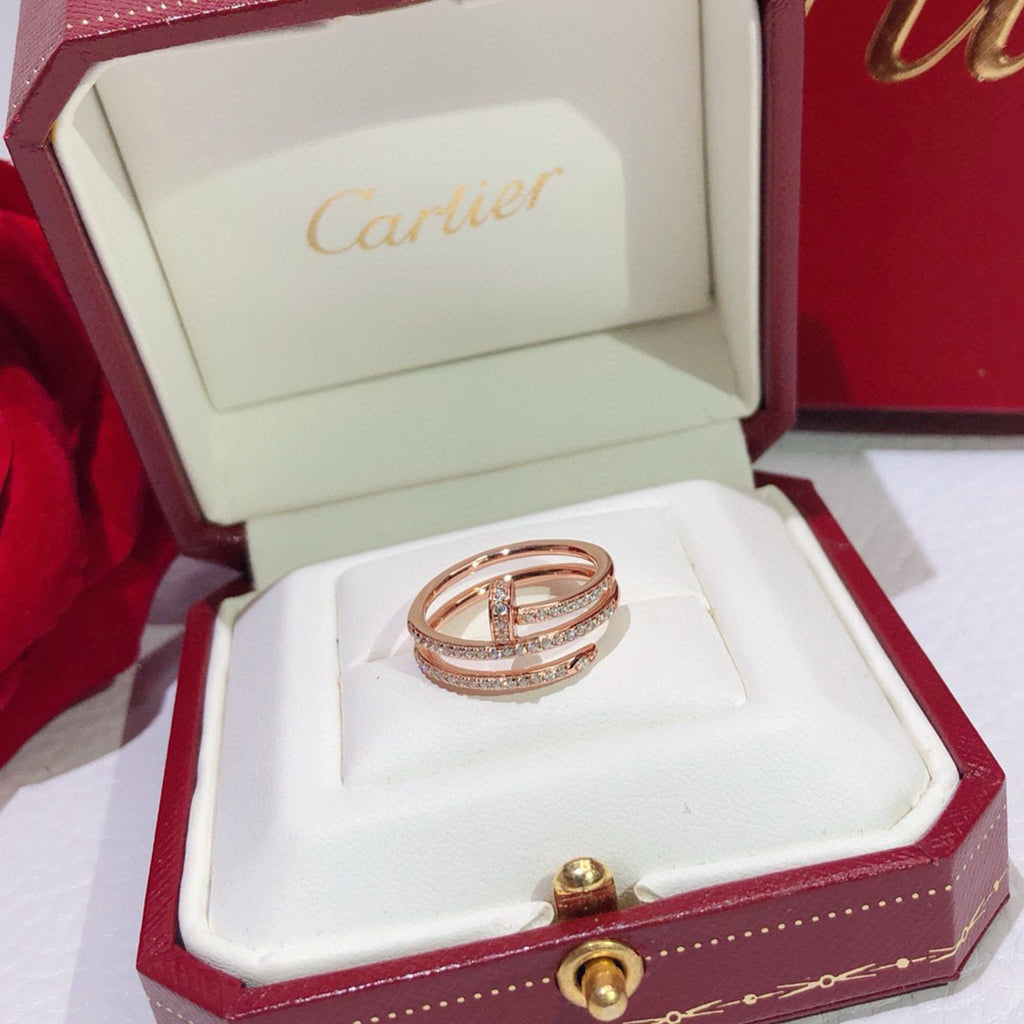 [Love's Uplift]JUSTE RING 4.8MM FULL DIAMOND