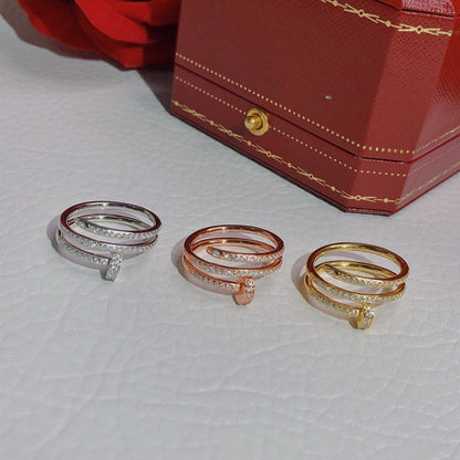 [Love's Uplift]JUSTE RING 4.8MM FULL DIAMOND