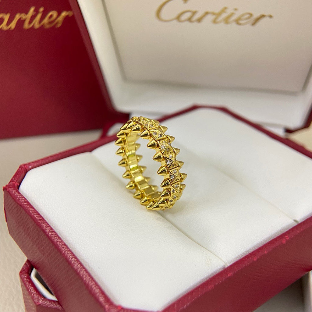 [Love's Uplift]CLASH 6.4MM SMALL FULL DIAMOND RING