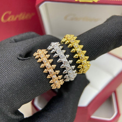 [Love's Uplift]CLASH 6.4MM SMALL FULL DIAMOND RING