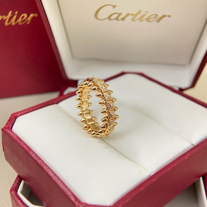 [Love's Uplift]CLASH 6.4MM SMALL FULL DIAMOND RING