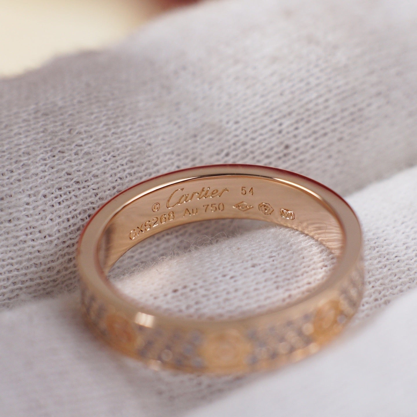 [Love's Uplift]LOVE RING 4.0MM DIAMOND PAVED
