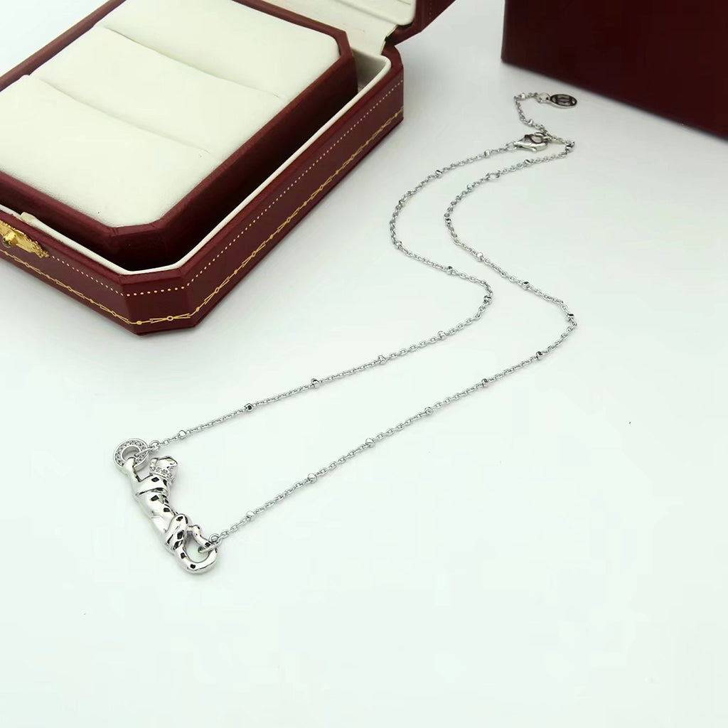 [Love's Uplift]PANTHERE FULL DIAMOND NECKLACE