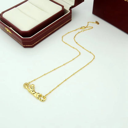 [Love's Uplift]PANTHERE FULL DIAMOND NECKLACE