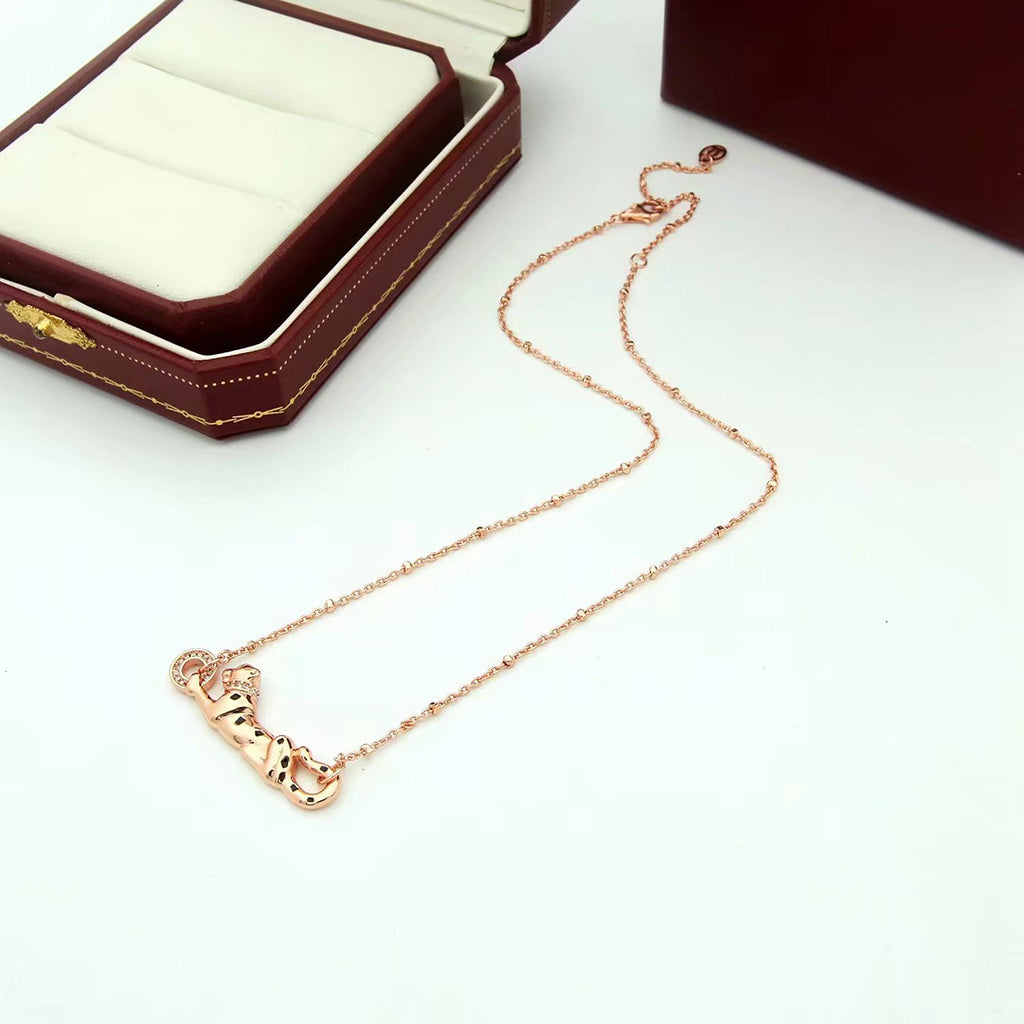 [Love's Uplift]PANTHERE FULL DIAMOND NECKLACE