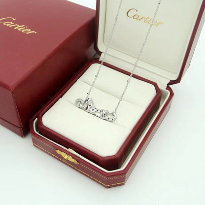 [Love's Uplift]PANTHERE FULL DIAMOND NECKLACE