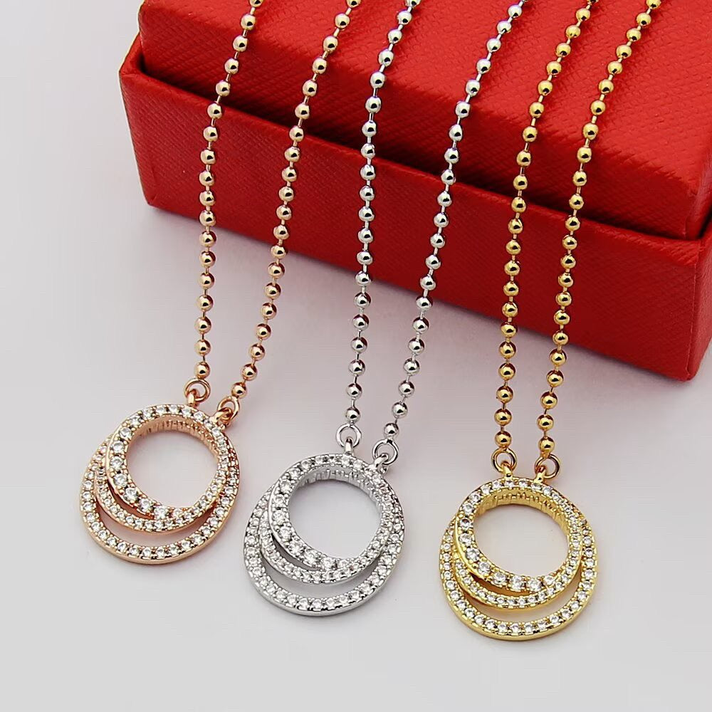 [Love's Uplift]ETINCELLE  FULL DIAMOND NECKLACE