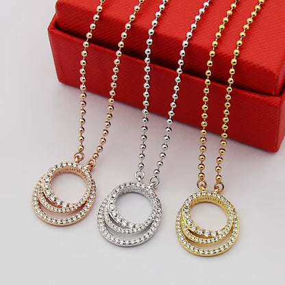 [Love's Uplift]ETINCELLE  FULL DIAMOND NECKLACE