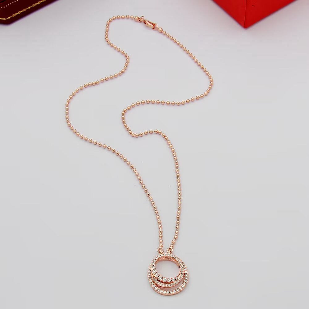 [Love's Uplift]ETINCELLE  FULL DIAMOND NECKLACE