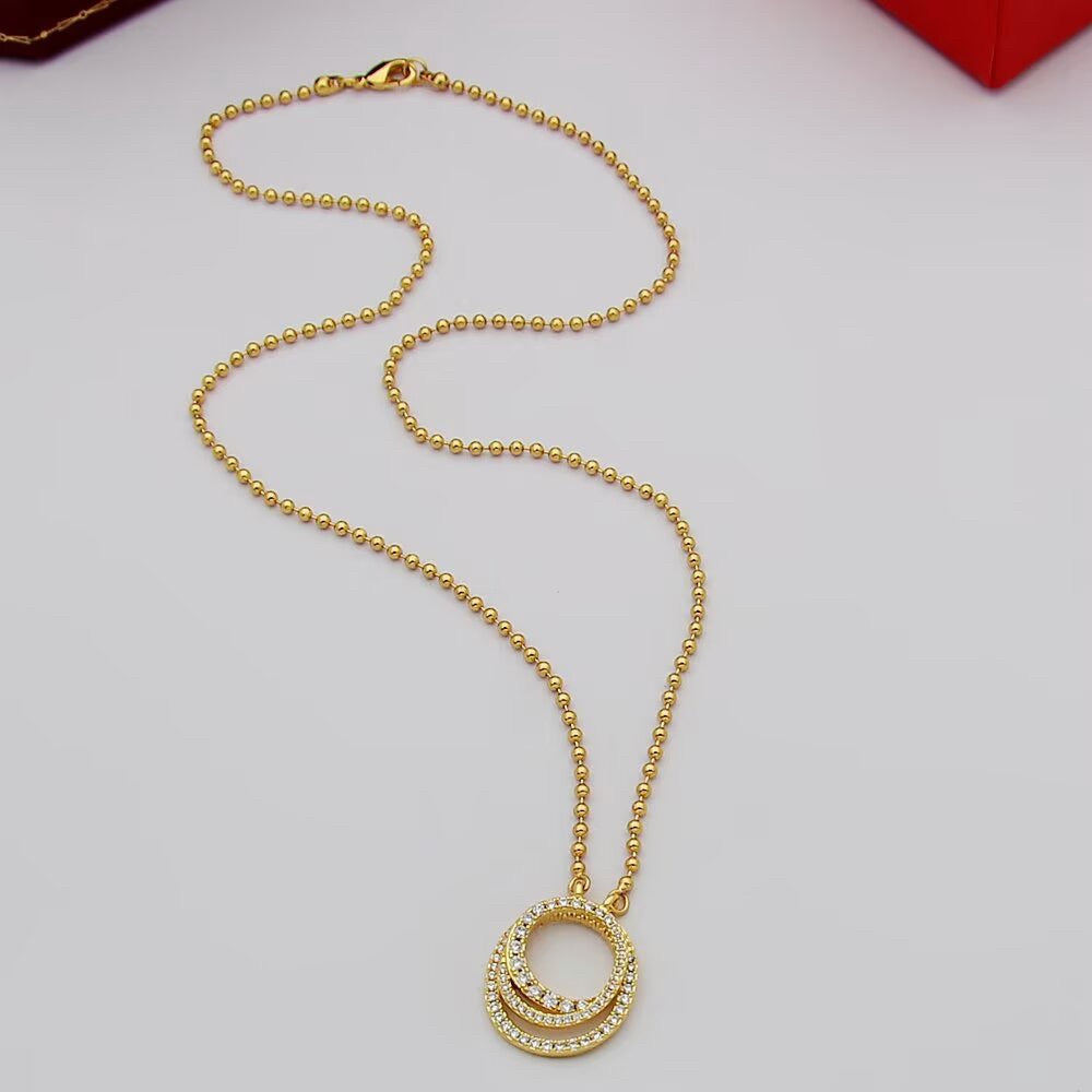 [Love's Uplift]ETINCELLE  FULL DIAMOND NECKLACE